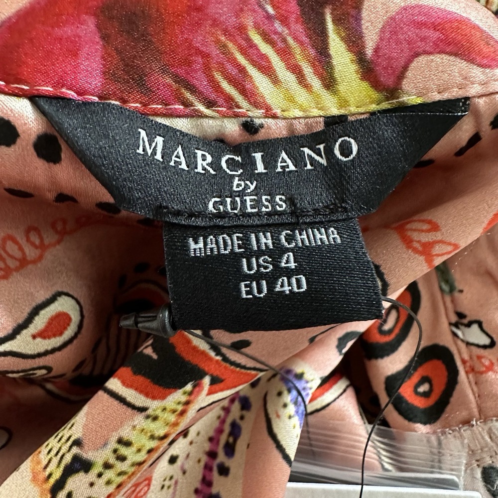 Guess Floral Maxi Dress - Pink and Green - Picture 12 of 13